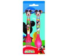 Joy Toy 732016 Disney Mickey Plastique Ensemble de Couverts