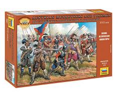 Zvezda - 8061 - Maquette - Mousquetaires et Piquiers XVII Siècle - Echelle 1:72
