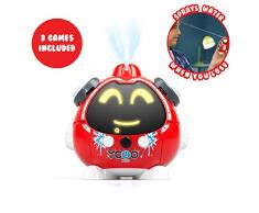 Ycoo by Silverlit - Quizzie 15 cm - Le Robot Arroseur Quand tu te Trompes - Jouet Avec 3 Modes de Jeu Différents - 3 couleurs - 10 cm