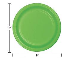 Creative Convertting 8C553123 Assiette Vert citron 22 cm
