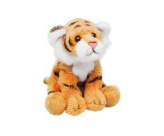 Suki Gifts- Yomiko Sitting Tiger Peluche, 12018E, Marron
