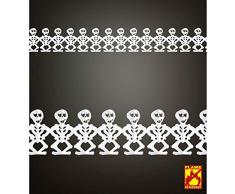 Widmann Generique - Guirlande en Papier Squelette Halloween 3 Mètres