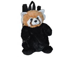 Wild Republic Peluche Panda Roux en Forme du Sac à Dos, Jouet pour Enfant 36 cm