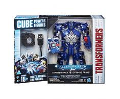 Hasbro- Powercube Starter Kit Transformers Optimus Prime Figurine, C3479ES0