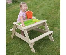 pt, Tp - 285 - Jeu De Sable - Table De Pique-Nique avec Bac À Sable Early Fun