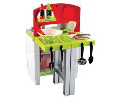 Jouets Ecoiffier – 1739 - Cuisine extensible pour enfants avec accessoires – 18 pièces – Dès 18 mois – Fabriquée en France