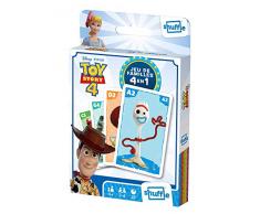 Shuffle Familles 4 en 1 Toy Story-Disney Pixar-Jeu de Cartes avec Woody, Fourchette, Buzz léclair, Bergère, Duke Caboom et Gabby, 108551898