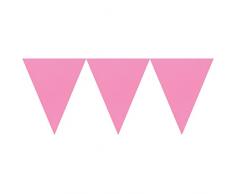 Amscan International 120099–109–55 4.5 m X 16 cm Neuf Rose fanions