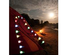 Tobar-Tobar-21830-Guirlande Lumineuse avec fanions Multicolores, 21830, Rouge