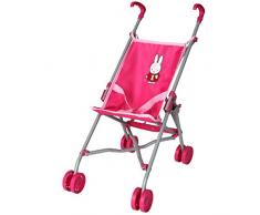 TIAMO - 376550 - Poussette Canne Rose pour Poupée - Lapin Miffy - Accessoire Poupon