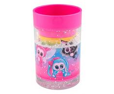 Depesche 8381 – schüttel Mug avec Paillettes ylvi et minimoomis, Environ 6,8 x 11 cm