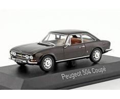 Norev- Peugeot 504 Coupé 1969-Brown Metallic Véhicule Miniature à léchelle 1/43ème, 475433, Marron, 1:43 Scale