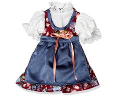 Puppenmode 2063-0 Cagoule Dirndl avec Tablier pour poupées Multicolore