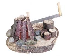 Kahlert Licht Feu de Camp avec scie rétroéclairé 3,5V