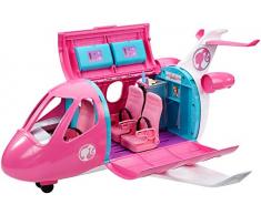 Barbie Mobilier lAvion de Rêve pour poupées, avec mobilier, rangements et plus de 15 accessoires, jouet pour enfant, GDG76