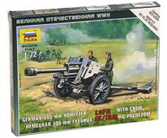 Zvezda - Z6121 - Maquette - Obusier Allemand FH-18 - Echelle 1:72