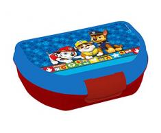 p:os handels GmbH 29427088 Boîte à Pain avec Motif Paw Patrouille Tendance Env. 16 x 12 x 6,5 cm en Plastique, sans bisphénol A et sans phtalates Multicolore