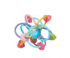 Manhattan Toy Jouet de Dentition Sensuel et hochet en Boule Manhattan, 216915, Multicolore