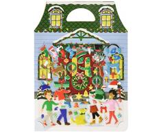 Melissa & Doug 18586 Livre dactivités Autocollants en Relief réutilisables pour fêtes de Noël, Multicolore