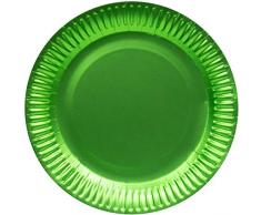 Folat Assiettes Jetables Couleur Mate Vert Lime, 65881