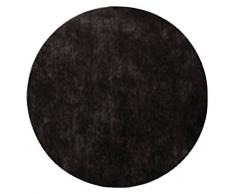 AEC - EM424/noir - Sachet de 50 Sets de Table Non Tissé Ronds 34 cm Noir
