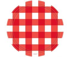 amscan 599446 26 cm Pique-Nique Parti Papier Assiettes