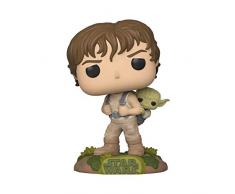 Funko- Pop Vinyl: Star Wars-Training Luke with Yoda Figurine de Collection, 46768, Multicolore