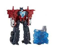 TRANSFORMERS Saga - Robot propulsion Optimus Prime camion Power plus series 11cm - Jouet transformable 2 en 1