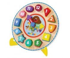 Hey Duggee 9039 Horloge Puzzle avec Support Multicolore
