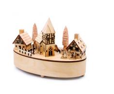 Small foot company 6677 Lampe Petit Village avec Boîte à Musique