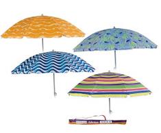 Safari Parasol PLOINYLON C/PROTEC. UV DEC.220 cm Multicolore (43304