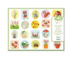 DJECO Jardin Stickers Ballons UNISEX-INFANTIL Multicolore (39087)