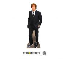 Star Cutouts Ltd CS802 Paul McCartney Découpe de table en carton Taille réelle Cadeau pour les fans Multicolore Hauteur 182 cm Largeur 65 cm