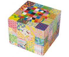 TROUSSELIER - Elmer lEléphant - Boîte à Trésors & Bijoux Musicale - Idéal Cadeau Enfant - Musique Let It Be des Beatles - Multicolor