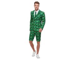 Smiffys 51038L Combinaison palmier tropical, pour homme, vert