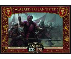 Asmodee Italia-A Song of Ice and Fire Alabardieri Lannister Jeu de Table avec de Magnifiques Miniatures édition en Italien, Couleur 10427