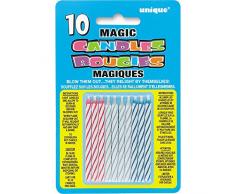 Unique Party - 9805M - Bougies dAnniversaire Magiques - Coloris Aléatoire