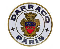 Dioramax- Miniature Voiture de Collection, Darracq, Blanc/Or/Rouge