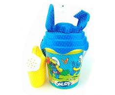 Monde Seau d.17 + Accessoires + Arrosoir Schtroumpfs 18853