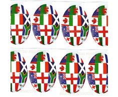 Gifts SHATCHI-193 Guirlande de rugby 4 All Occasions Limited 4,6 m