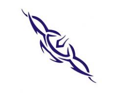 Eulenspiegel 105245 Pochoir Autocollant Motif Tribal symétrique