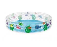 Bestway 51004 Piscine gonflable ronde Deep Dive 3 boudins 152 x 30 cm
