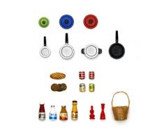 Lundby - L605070 - Maison de Poupée - Ensemble de 20 accessoires de Cuisine - Smaland