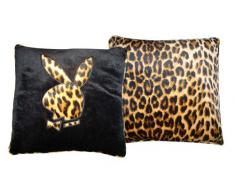 Trend Import Playboy 10135100 Oreiller Angulaire Imprimé léopard