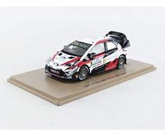 SPARK- Voiture Miniature de Collection, S5971, Rouge/Blanc/Noir