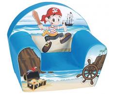 Oled- Pirate Fauteuil Souple, Couleur Bleu Ciel, DT8-17149