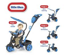 Little Tikes - 634338E4 - Tricycle - 4 En 1 Deluxe Néon Bleu/Noir