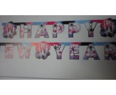 amscan - 552599 - Guirlande - Happy New Year - 180 x 15 cm