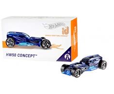Hot Wheels id voiture HW50 avec puce NFC intégrée, identification unique, échelle 1/64, jouet pour enfant, 8 ans et plus, FXB45