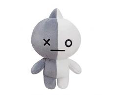 Aurora World 61331 Van BT21 Peluche, Petit, Gris et Blanc
